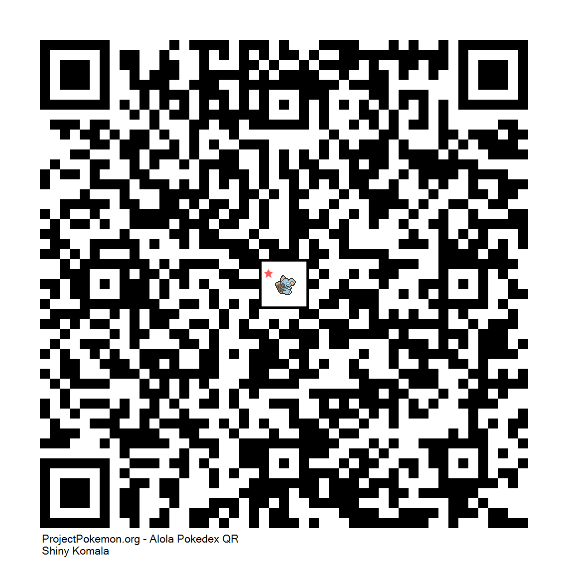 Cdigo QR de Komala variocolor